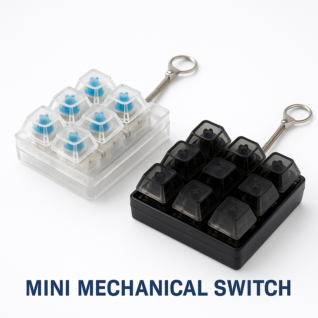 Teclas Mecánicas Anti-Estrés con LED – Juguete Sensorial Relajante