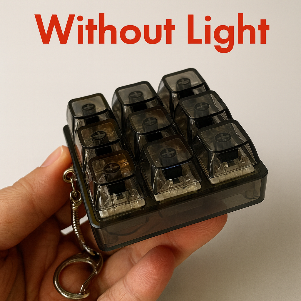 Teclas Mecánicas Anti-Estrés con LED – Juguete Sensorial Relajante