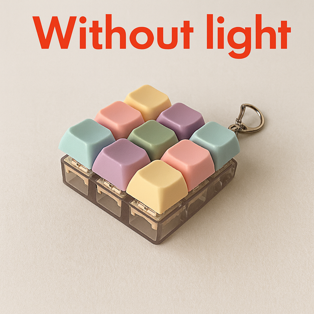 Teclas Mecánicas Anti-Estrés con LED – Juguete Sensorial Relajante