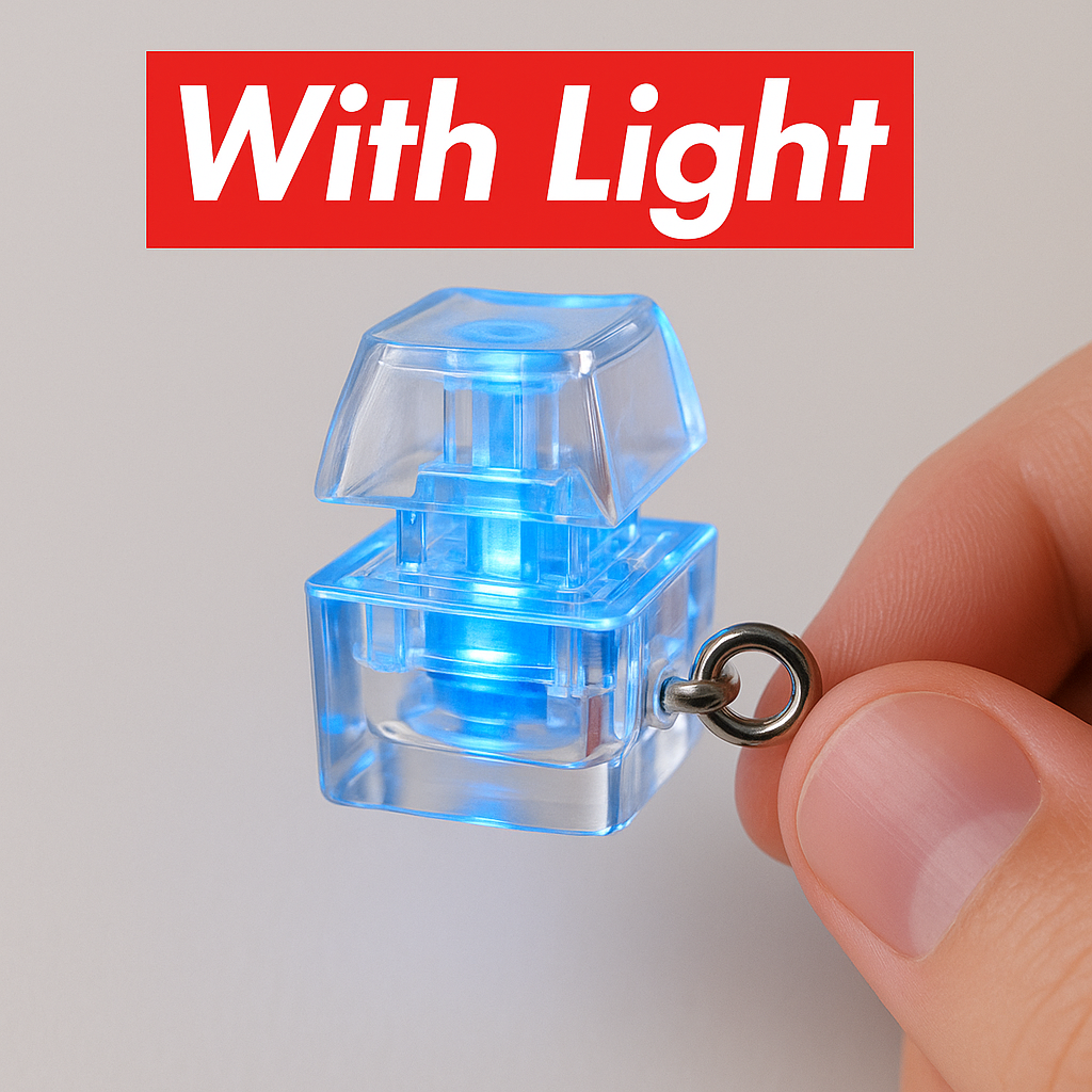 Teclas Mecánicas Anti-Estrés con LED – Juguete Sensorial Relajante