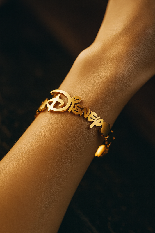 Custom Name Stainless Steel Bracelet Flowers Unusual Retro Bangle For Women Jewelry Non-fading High-quality Gift For Girl