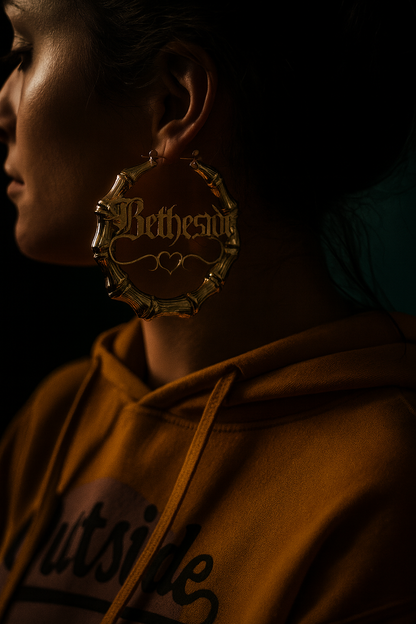 Earrings Bamboo Style Personality Name Drop Earring Hiphop Sexy