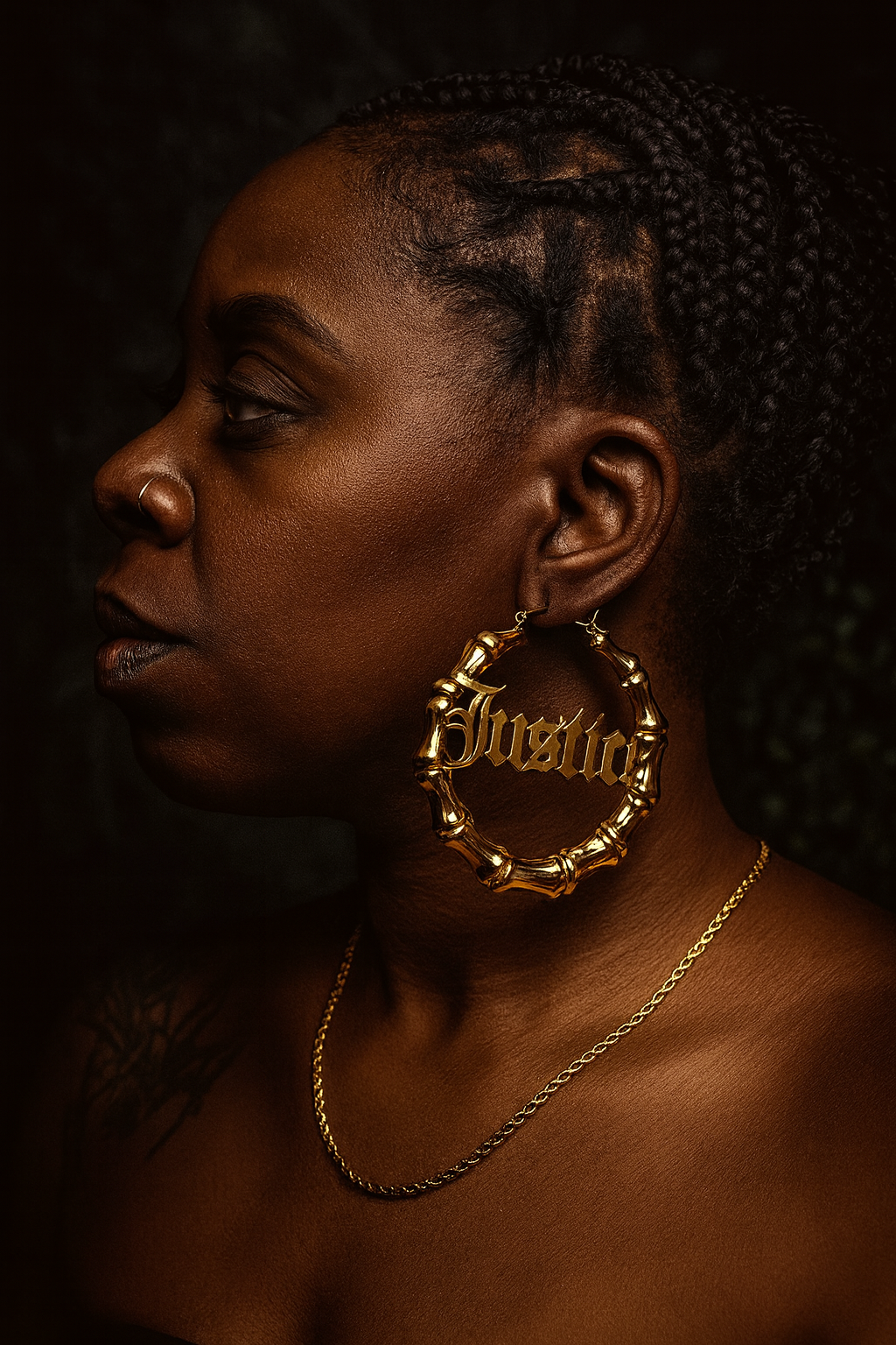 Earrings Bamboo Style Personality Name Drop Earring Hiphop Sexy